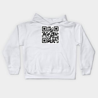 Did You Just Scan Me? QR Code Kids Hoodie